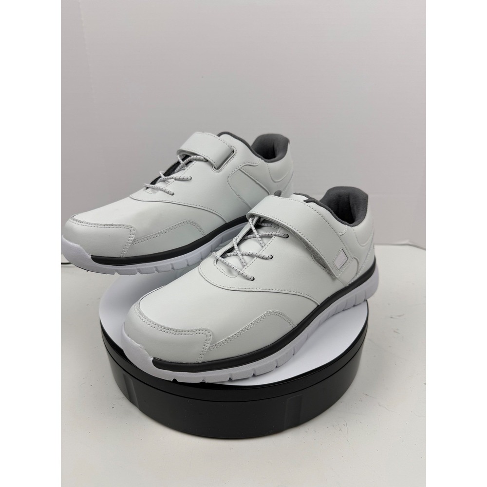 Anodyne Orthopedic Shoes for Custom Soles Men White Adjustable Athletic 10W